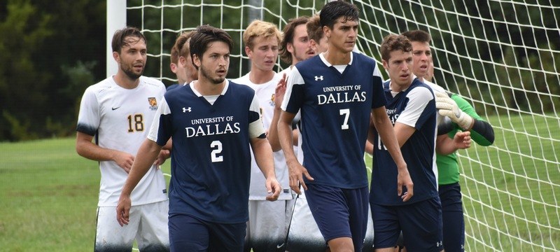 Crusaders fall short in 1st SCAC match of season.