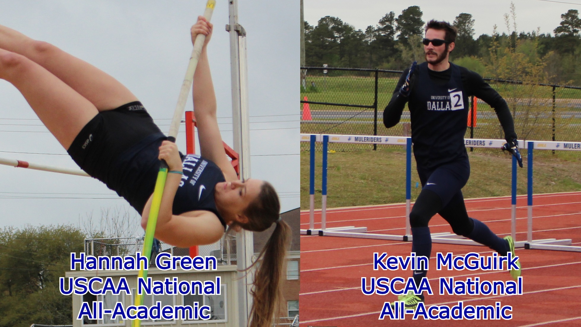 McGuirk and Green make 2020 USCAA Non-Championship Spring Sports National All-Academic Team