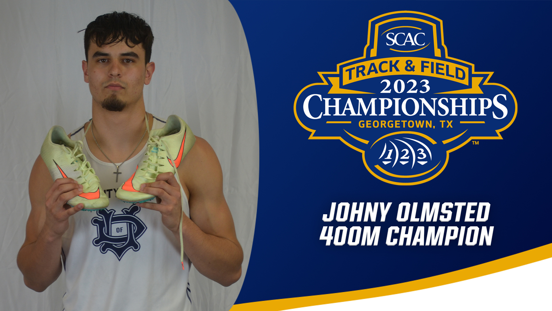 Crusaders Finish Strong, Olmsted Claims 400m Title at SCAC Championship