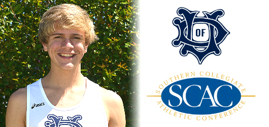 Freshman student-athlete Ryan McAnany named SCAC Men's Track 'Co-Athlete of the Week'
