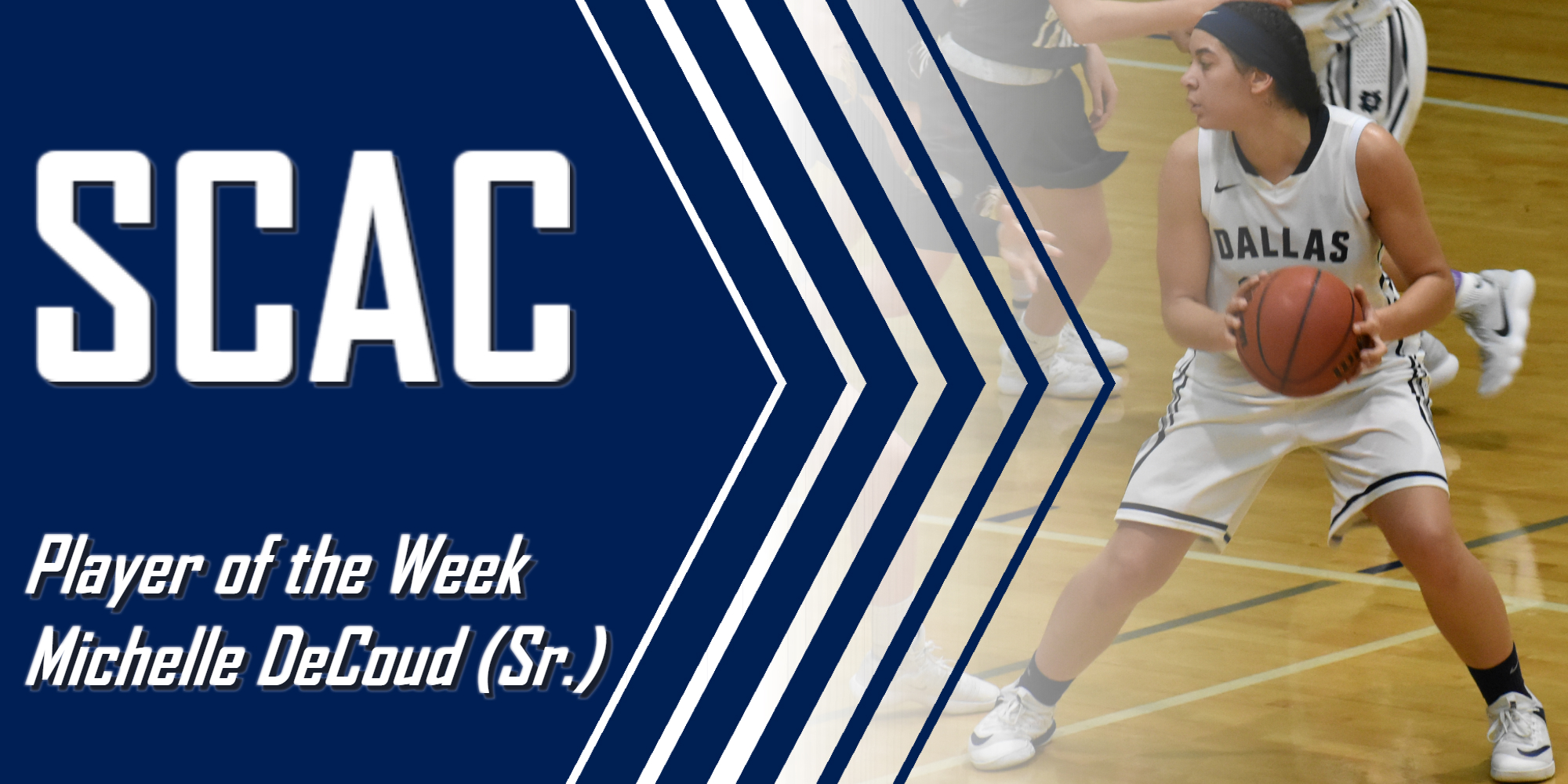 DeCoud Tabbed Women's Basketball SCAC Player of the Week