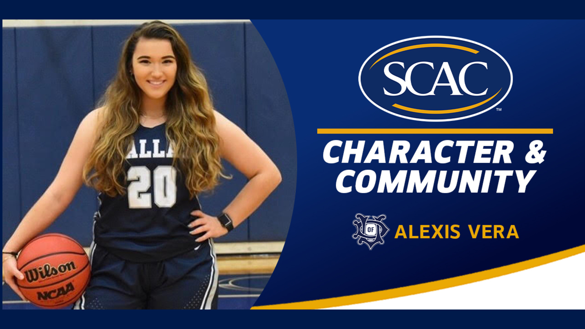 Vera Named SCAC Character & Community Female Student-Athlete of the Week