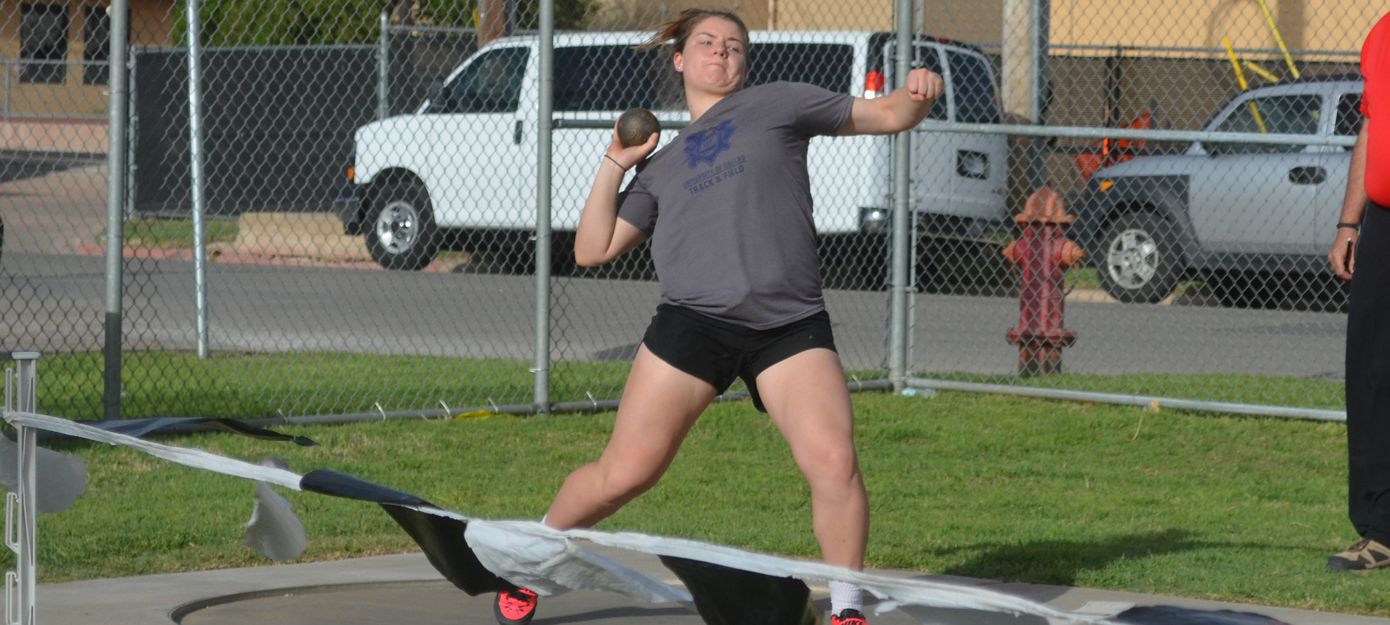 Hassink holds the UD Records for the Hammer Throw and Shot Put in her first season throwing with the track and field Team.