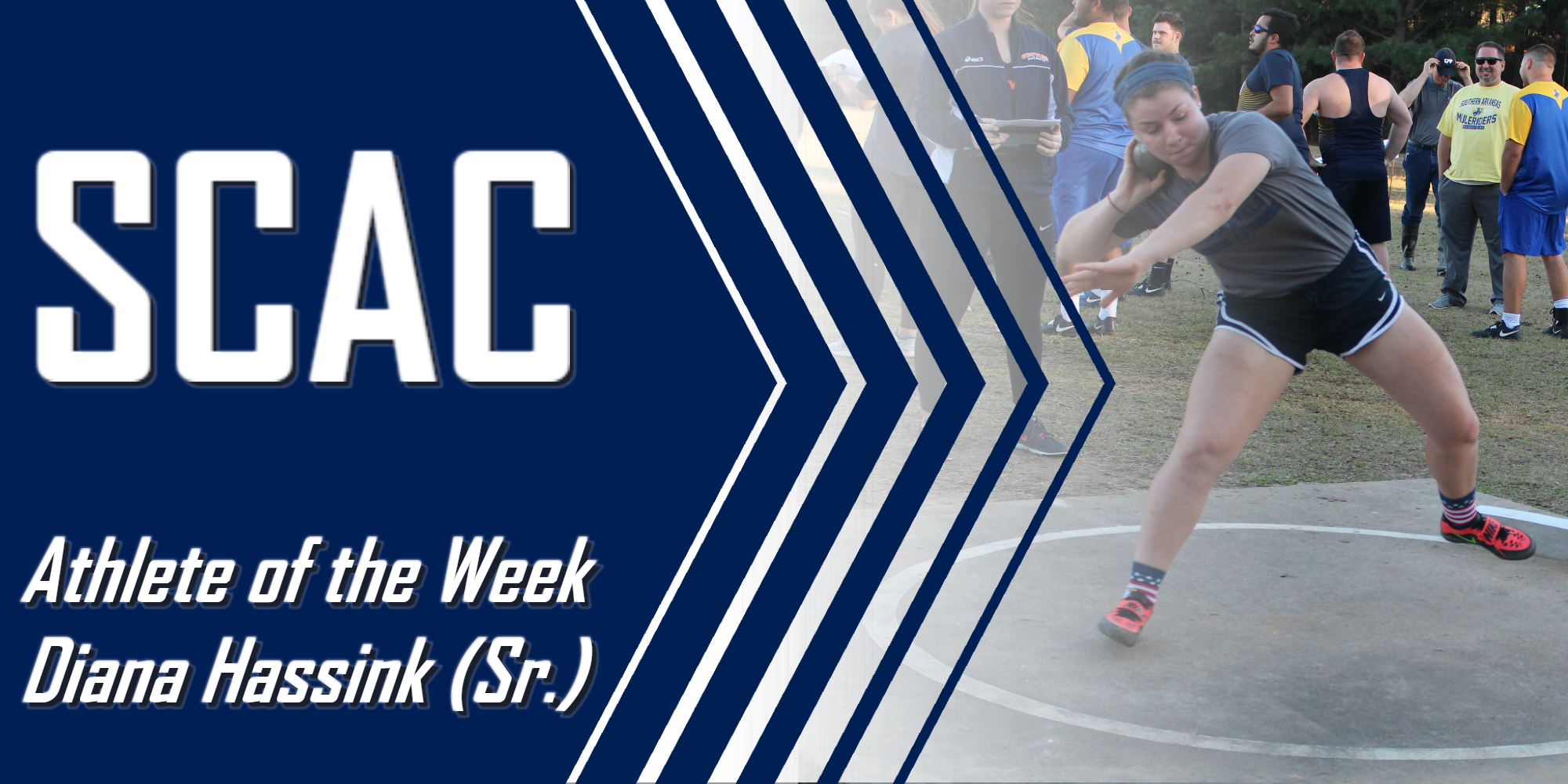 Hassink named SCAC Field Athlete of the Week