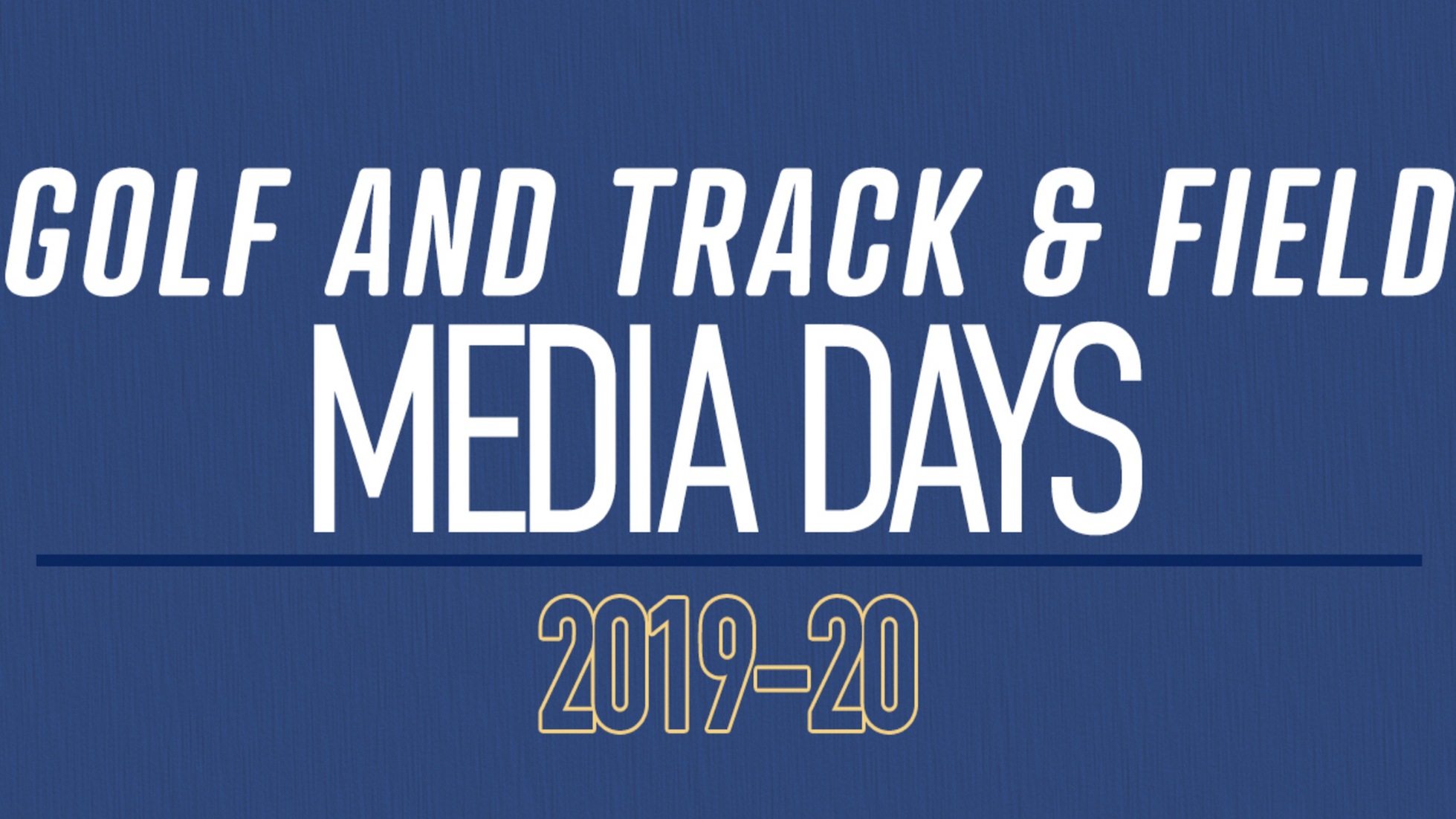 Track & Field; Golf SCAC Media Days