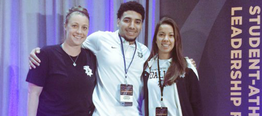 Gonzalez and Mayer attend NCAA Student-Athlete Leadership Forum