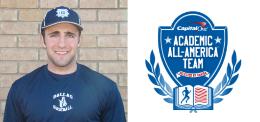 CoSIDA selects Nico Caluda to Capital One Academic All-District Baseball 'Second Team'
