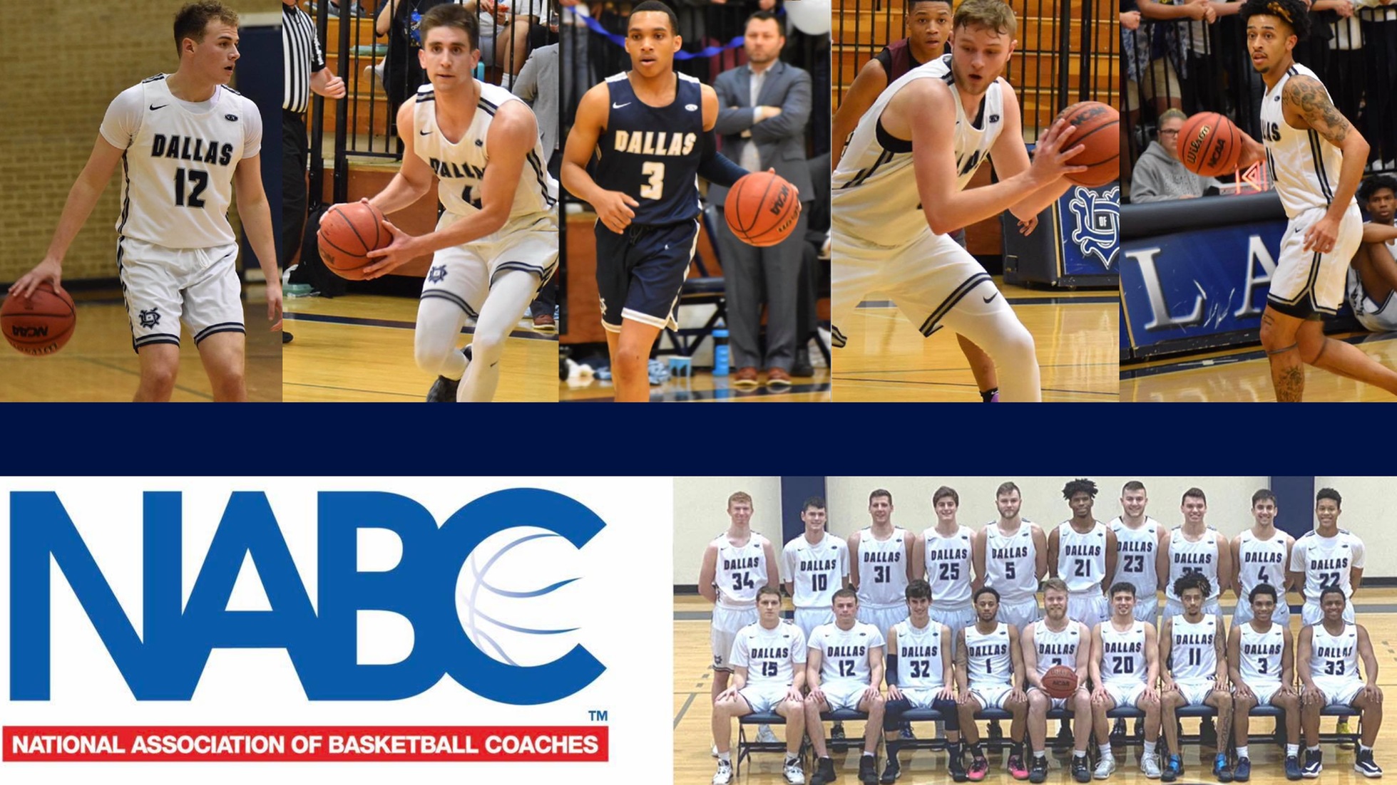 2019-20 UD Men's Basketball Awarded Team Academic Excellence Award; 5 Named to NABC Honors Court