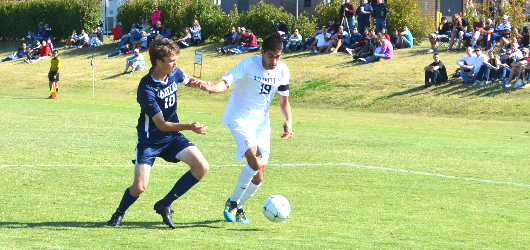 Men's Soccer proves a challenge for No. 5 Trinity University, but falls 2-1 on 'Senior Day' to Tigers