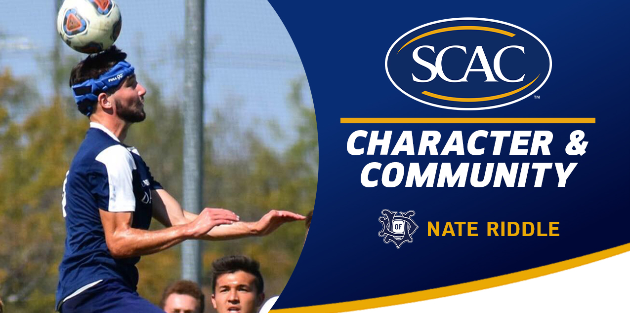Riddle Named SCAC Character & Community Male Student-Athlete of the Week