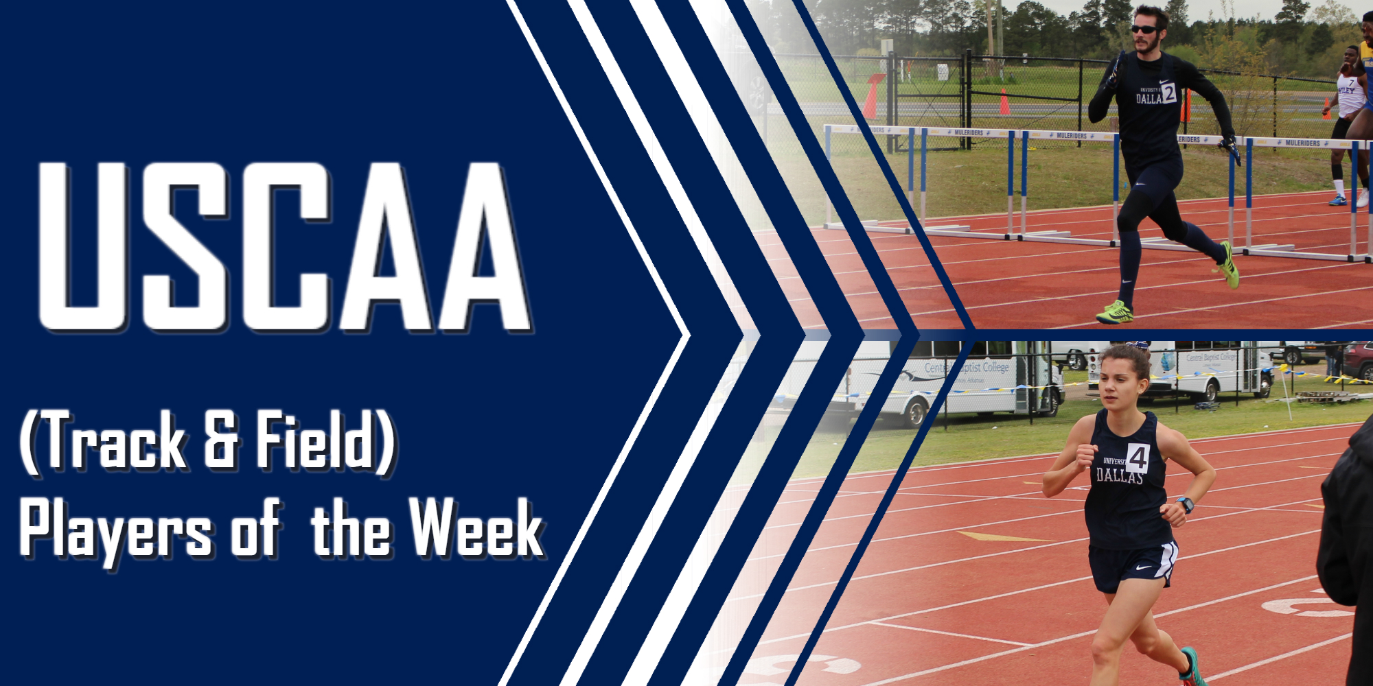USCAA Track & Field Player of the Week Honors Return to McGuirk & Wilgenbusch