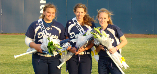 Three Lady Crusaders set to be honored, as Softball celebrates 'Senior Night' on Wednesday, April 13, in a doubleheader with LeTourneau University