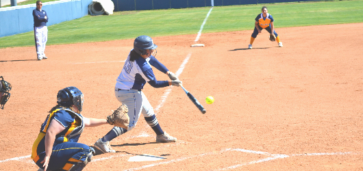 Softball handles Rust College (MS), 15-0, to earn first win of season; Dallas then staves off Howard Payne University, 2-1, at Crusader Field