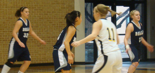 Women's Basketball completes sweep of Dallas Christian College, reaches 10 wins
