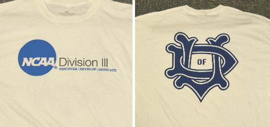 T-shirt giveaway for University of Dallas students at Saturday's basketball doubleheader versus Southwestern University