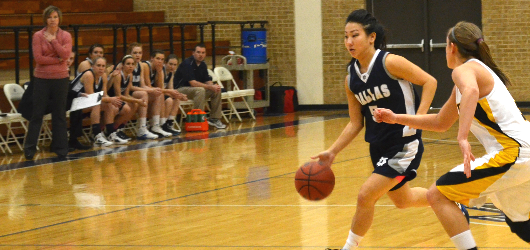 Sluggish-start dooms Women's Basketball on the road; Yoshimura, Hagemann combine for 33-points in defeat, as Dallas falls to Austin College, 70-58