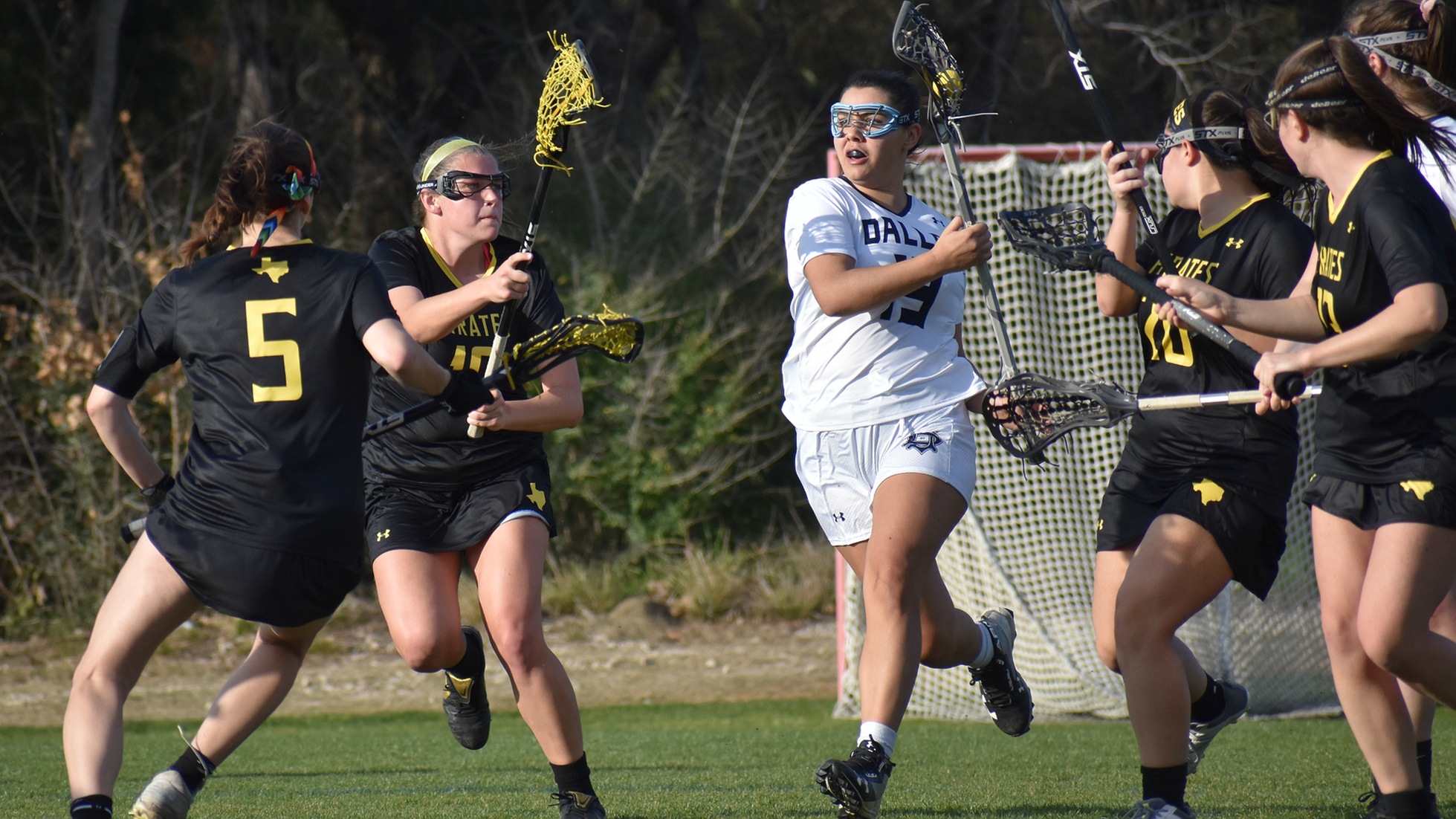 Pirates pull away from UD Women's Lacrosse on Saturday after Trading First 6 Goals