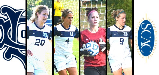 Brunter, Chambers, Hasson, Rogers selected to 2012 All-SCAC Women's Soccer 'First Team'