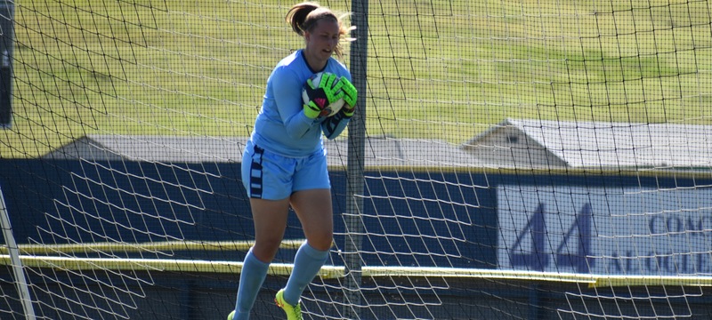 Severson came up with five saves in a scoreless 45 minutes in goal against Trinity.