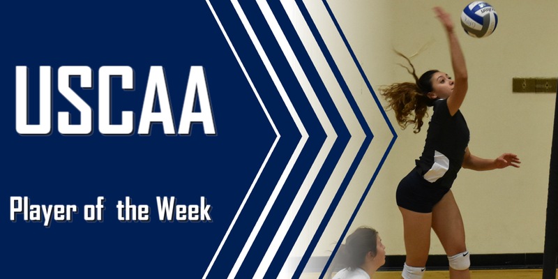 Porras Named USCAA Volleyball Player of the Week